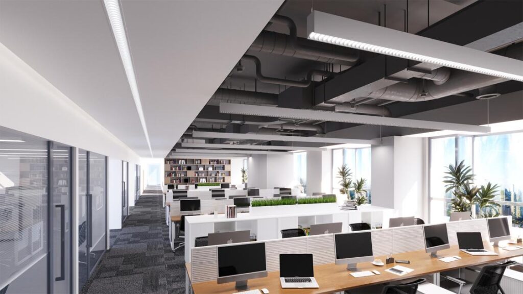 Lights offices