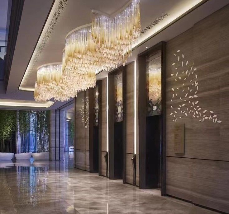 Luxury custom crystal chandelier in Dubai and Abu Dhabi for villas and hotels 