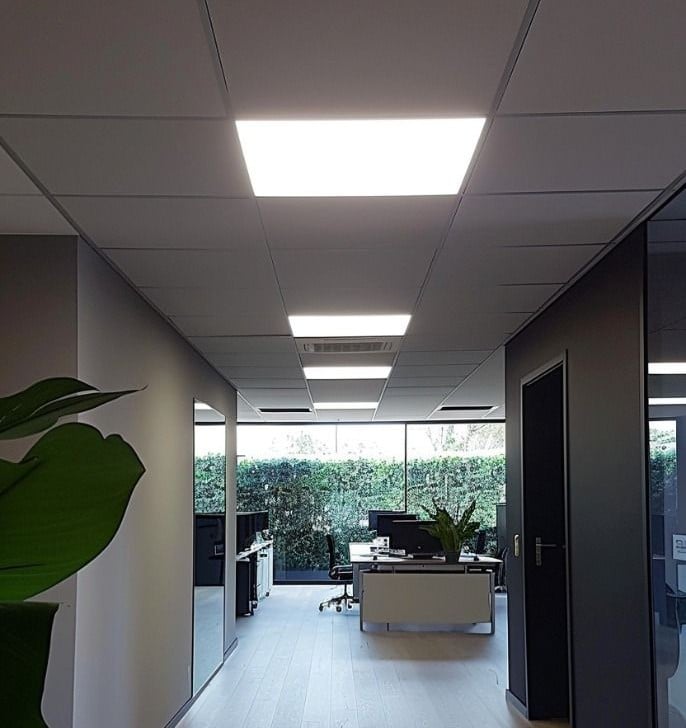 Office SQUARE LED ceiling light in the UAE