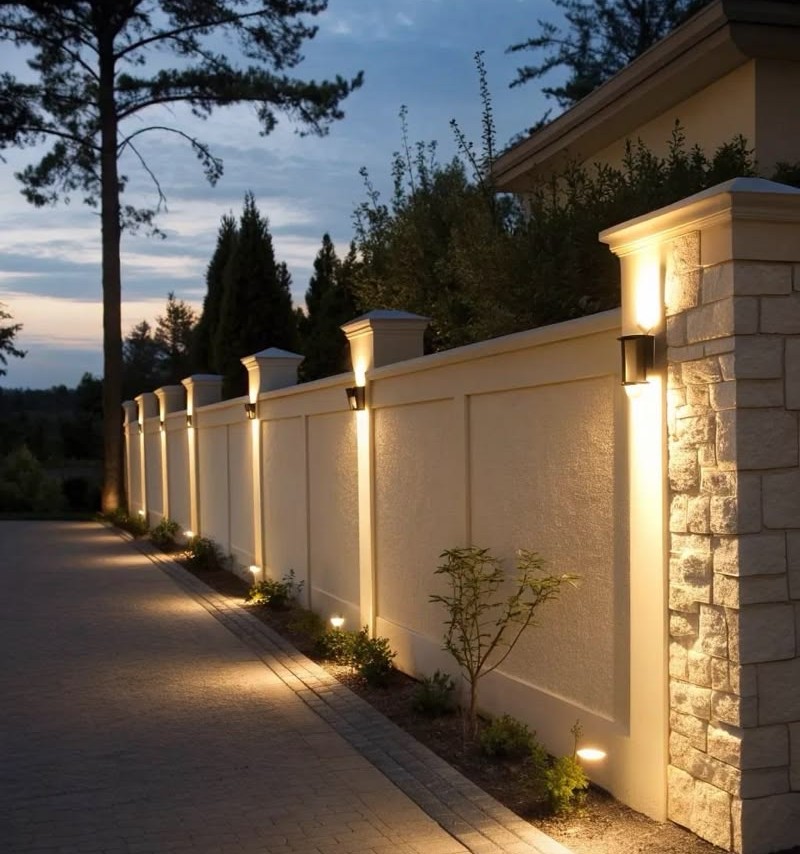 3D villa exterior Lighting project in Dubai