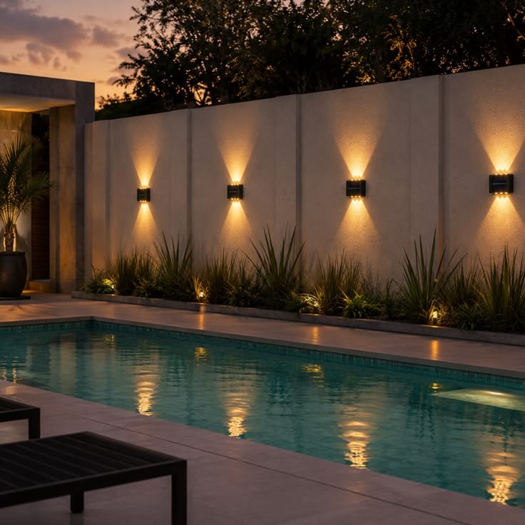 3D exterior and fence villa Lighting in Dubai and Abu Dhabi