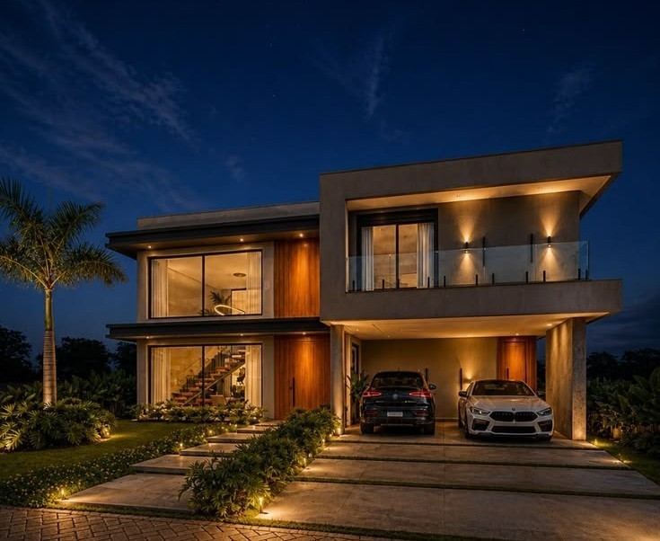 Villa Facade Lighting project in UAE
