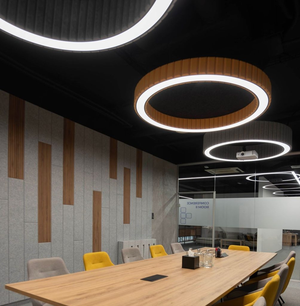 Luxury LED lighting design for offices in Dubai and Abu Dhabi