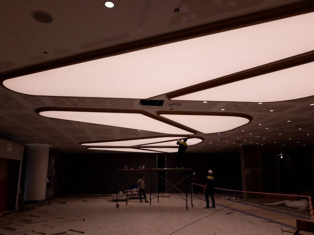 Installation of Stretch Ceiling in Villa in Dubai and Abu Dhabi