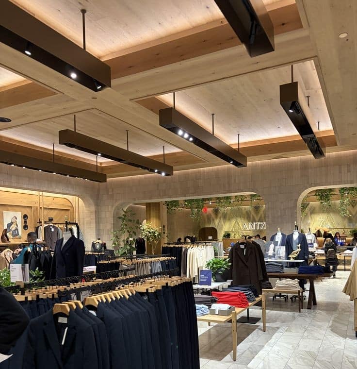 Retail Lighting Design in UAE for shops and commercial stores 