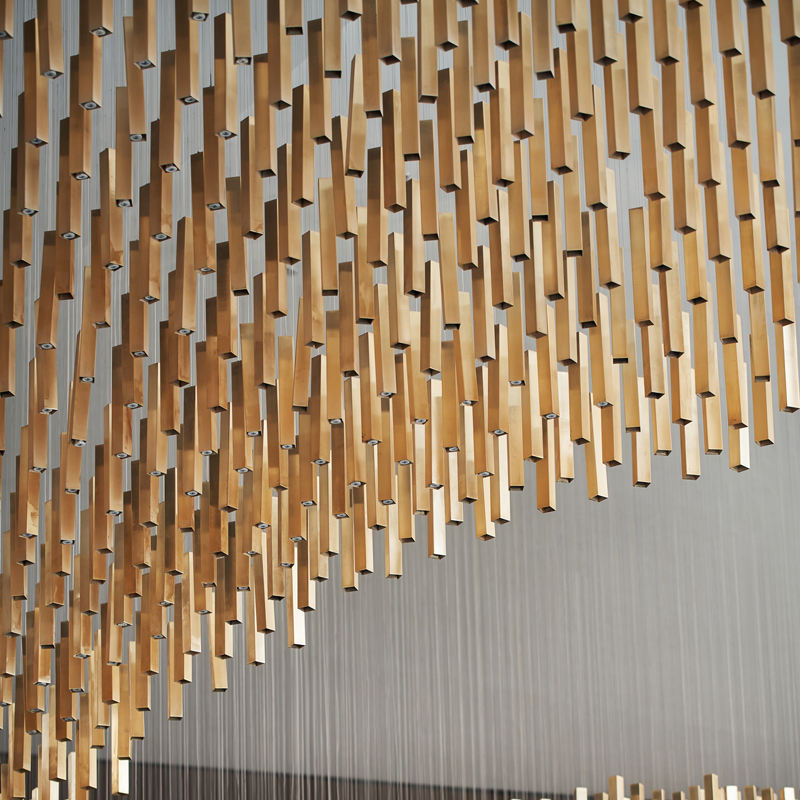 customized wood chandelier in UAE for villas and hotels 