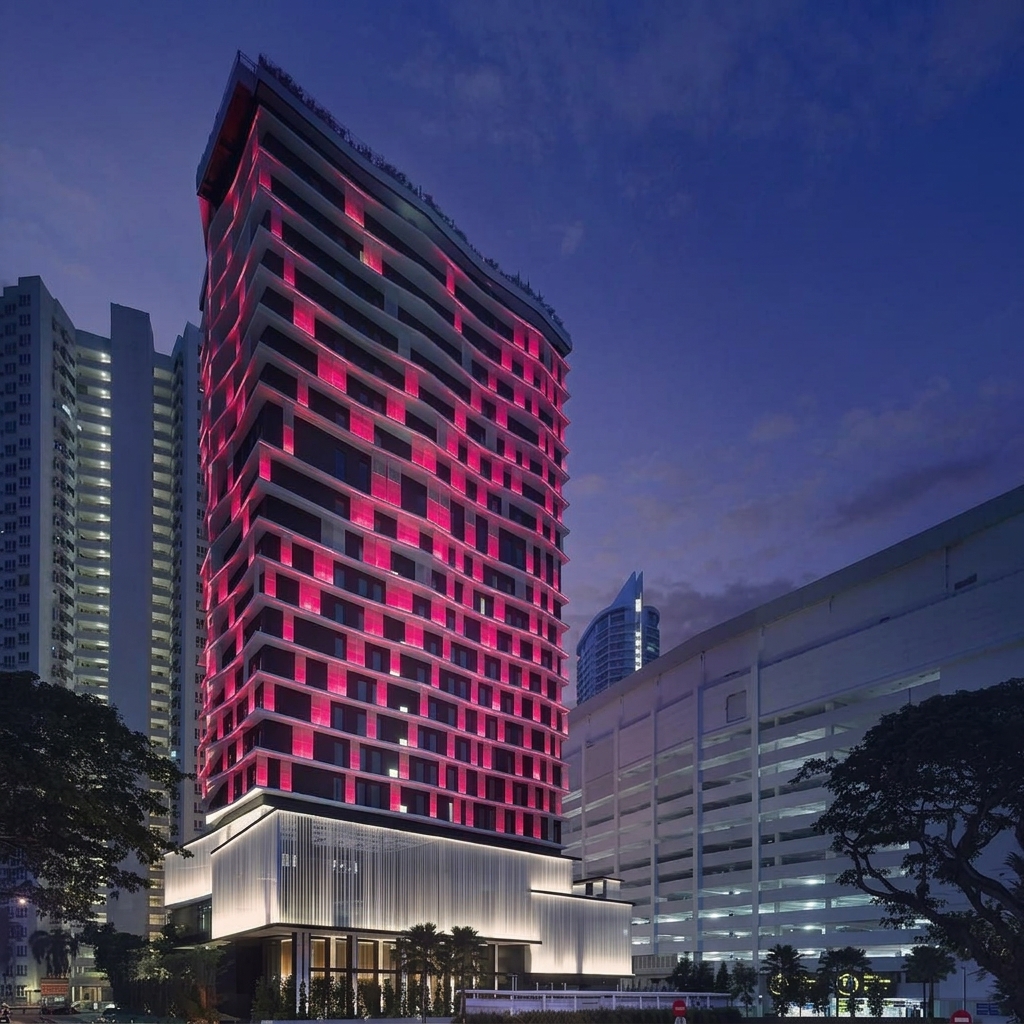 RGBW Facade Lighting in Dubai