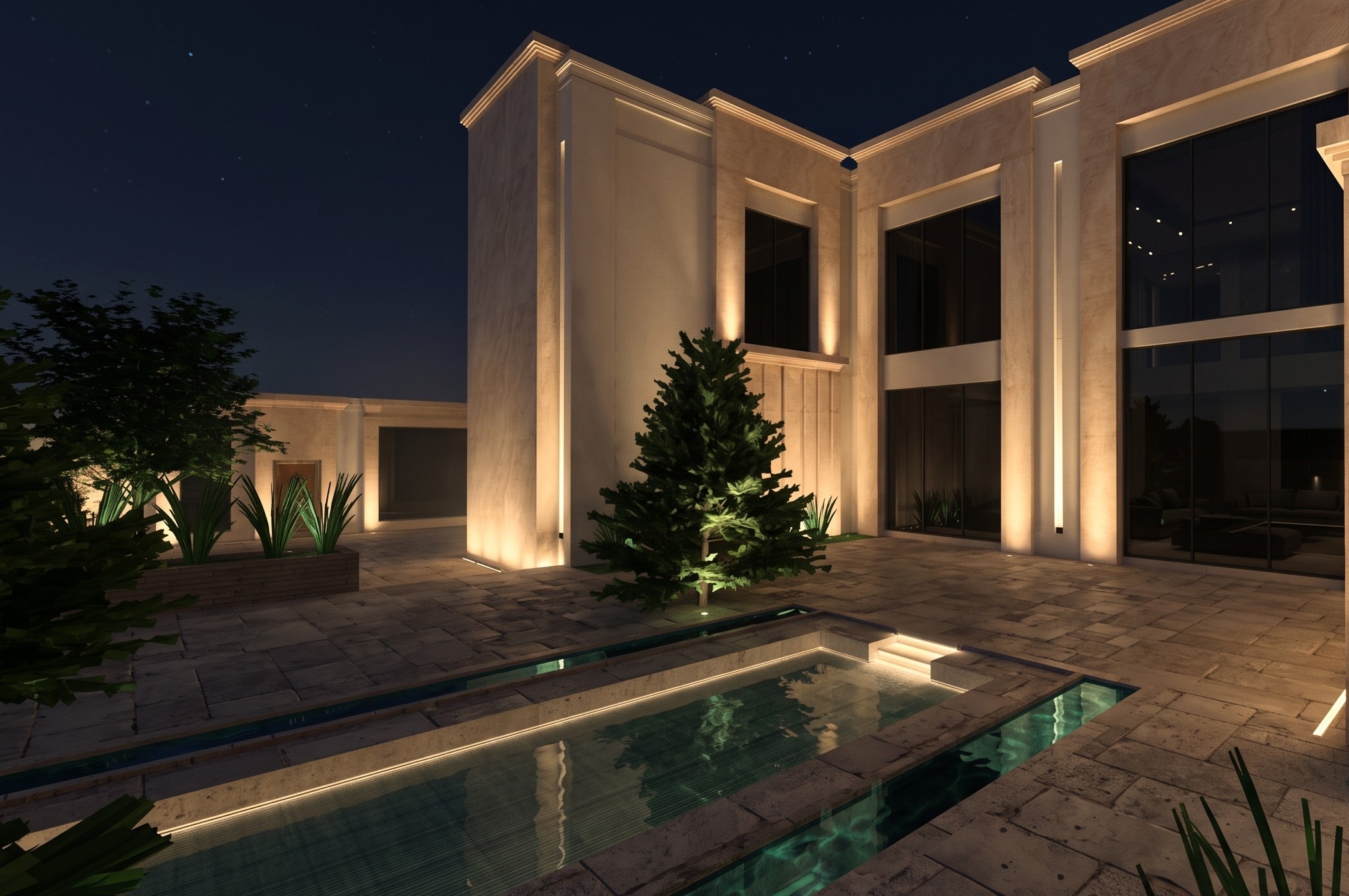 3D Lighting Design in Dubai and Abu Dhabi for Villas, Hotels, and Luxury Spaces