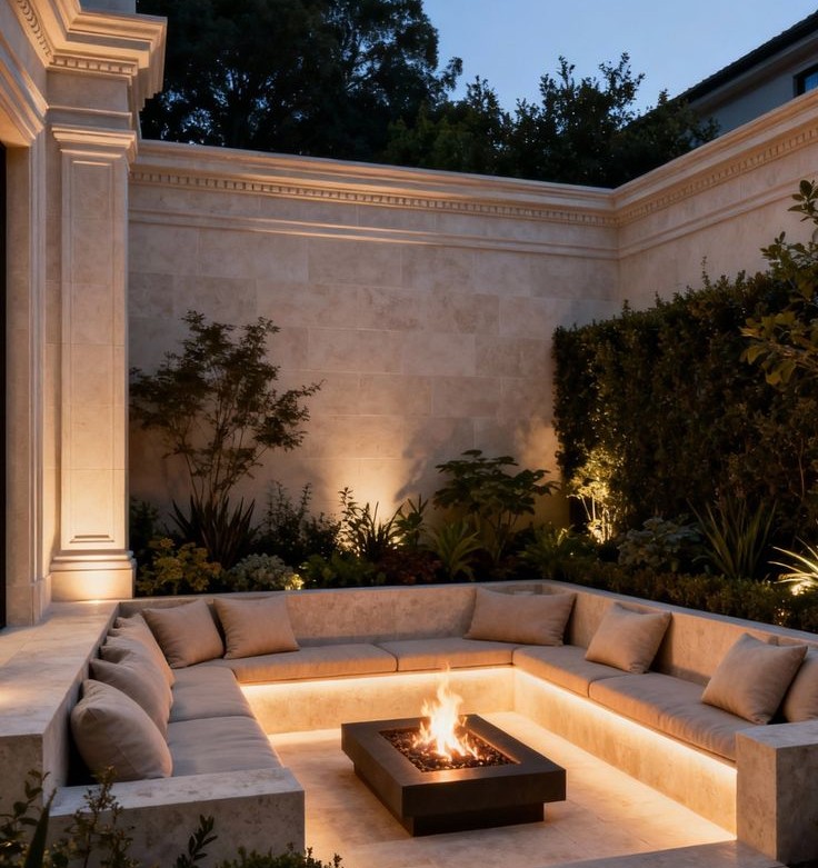 3D Exterior Lighting Design in Dubai and Abu Dhabi for Modern Villas