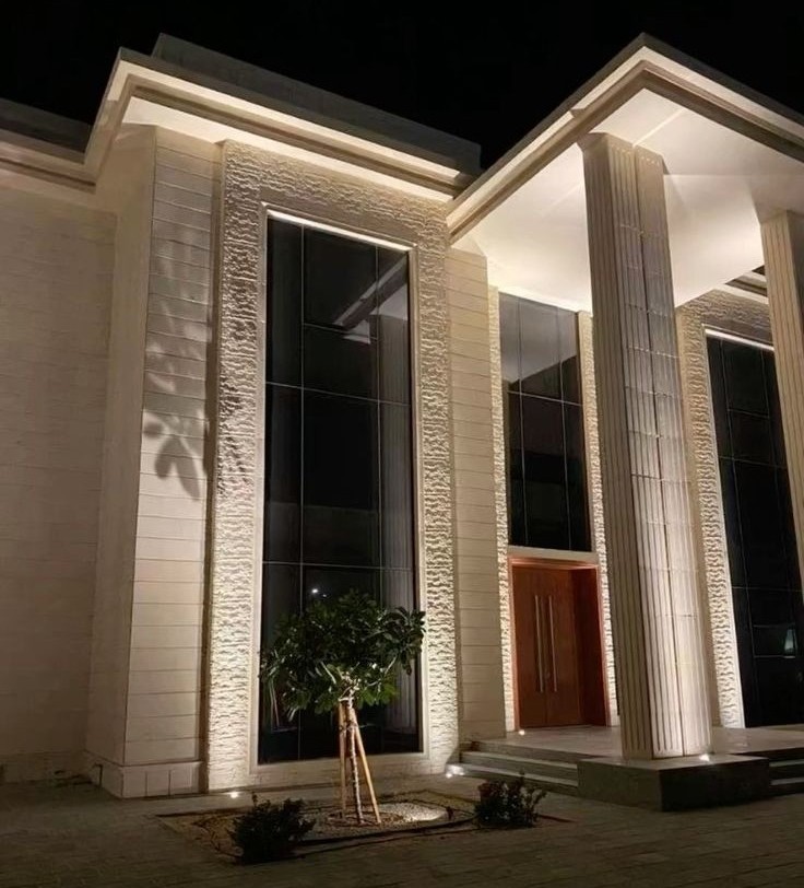 villa facade lighting in UAE