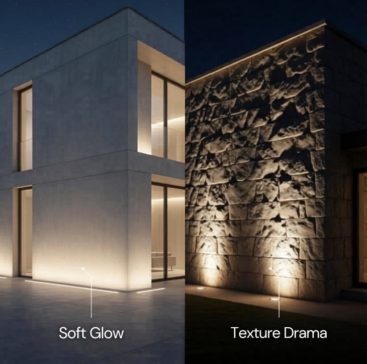 Villa Facade Lighting Techniques in Dubai and Abu Dhabi