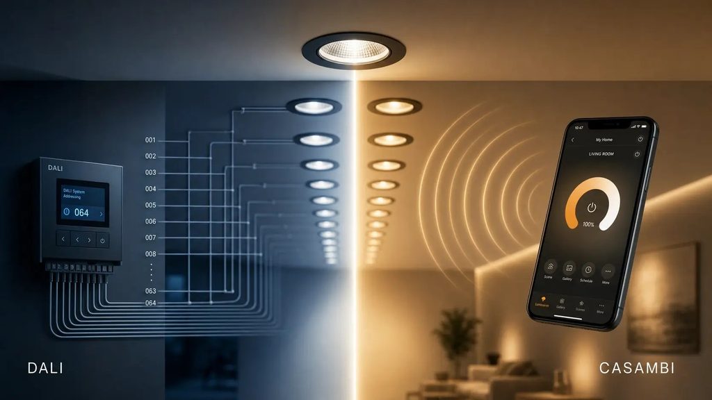 DALI vs Casambi controller in Dubai and Abu Dhabi